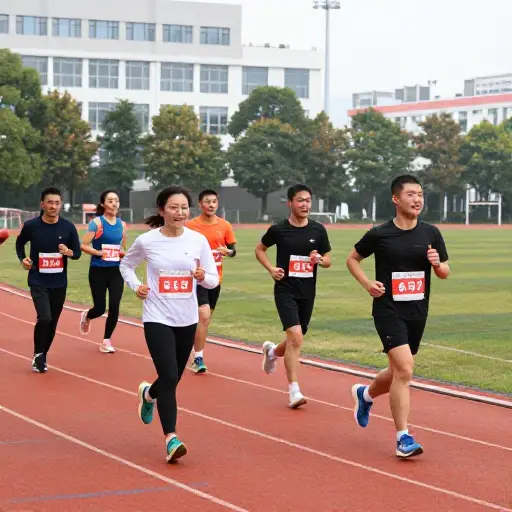 他们组织了一场慈善跑步，为当地医院筹款。