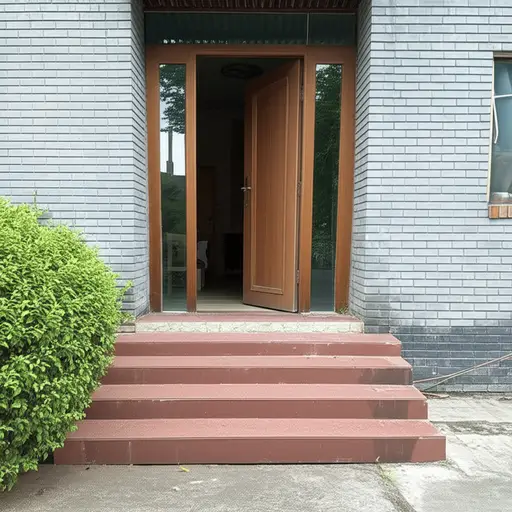 请从后门入口进来。