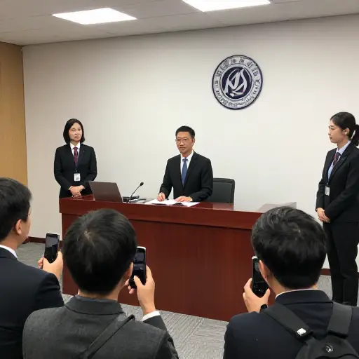 一场问答环节在主新闻发布会之前举行。