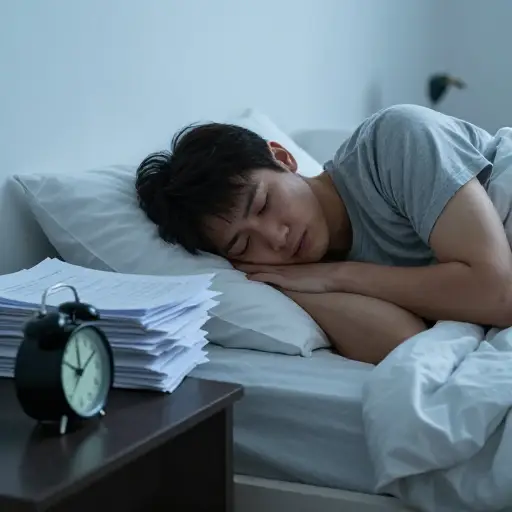 压力是失眠的常见原因。