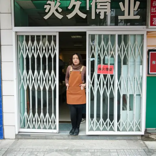 她决定永久关闭这家店铺。