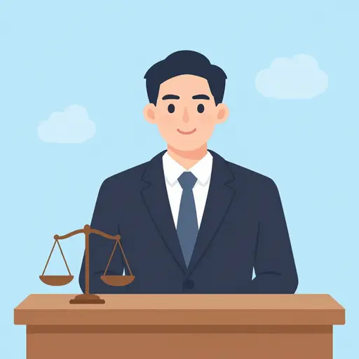 我叔叔是一名律师。