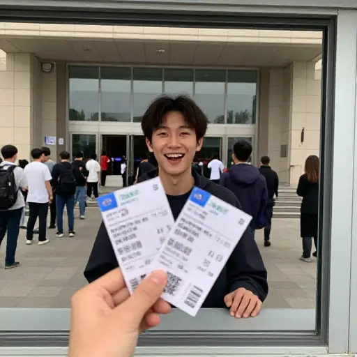 在寻找了数周之后，他终于设法弄到了音乐会的门票。