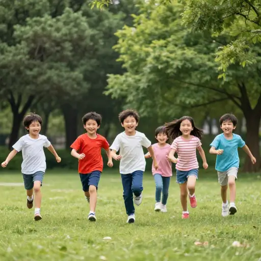 孩子们需要跑来跑去发泄精力。