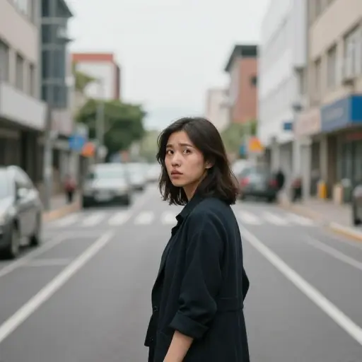 她本应该核对一下地址的，跑去了完全反方向的地方。