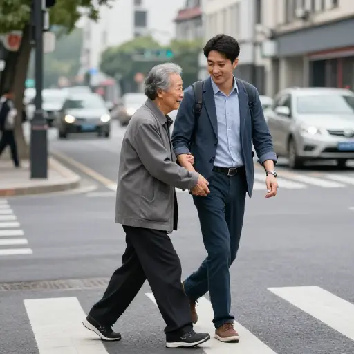 他致力于帮助他人。