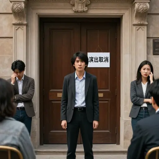 这真的让我很生气，因为演出前没有任何通知。