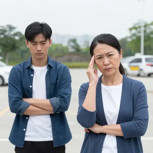 妈妈强烈反对我学开车。