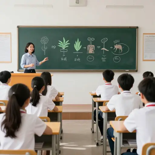 我们在生物学课上学关于繁殖的知识。