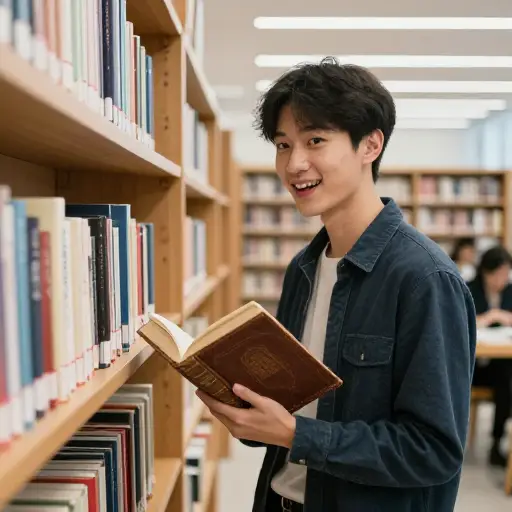 我在市中心的图书馆里找到了那本稀有书的一本副本。
