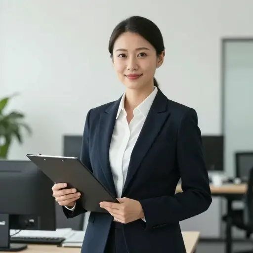 她对获得晋升很有信心。