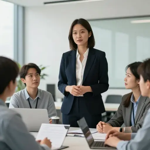 她的管理风格是坚定与理解的成功结合。