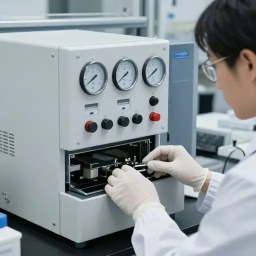 这是一台高度精密的设备，必须小心操作。