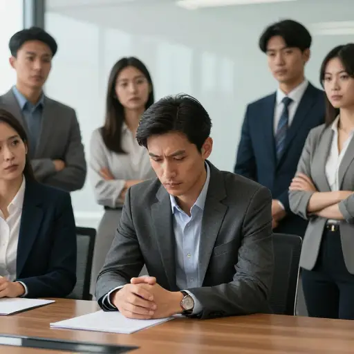 他在会议上的沉默被同事们视为不赞同的表示。
