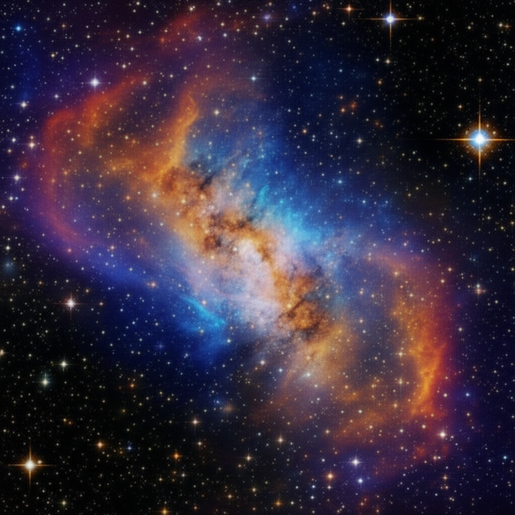 宇宙中充满了数不清的星星。