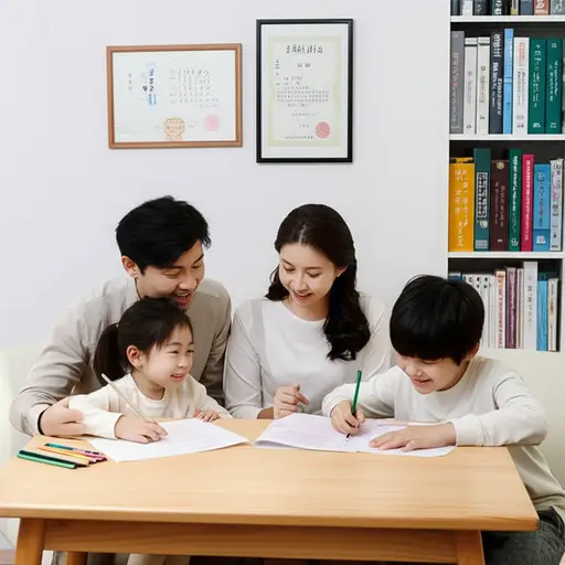 韩国人非常注重家庭和教育。