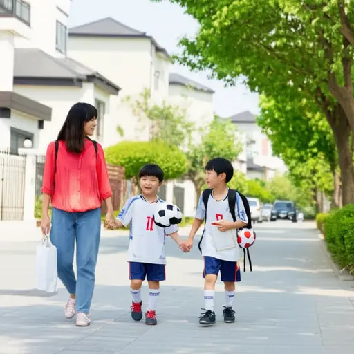 他们过着典型的郊外生活，周末总是带孩子去上钢琴课和足球训练。