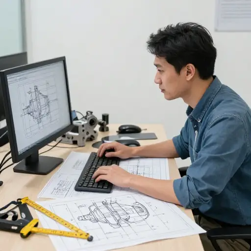 我的兄弟是一名设计工业机械的机械工程师。
