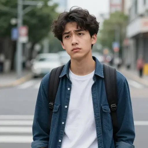 他在成长过程中不懂得分辨是非。