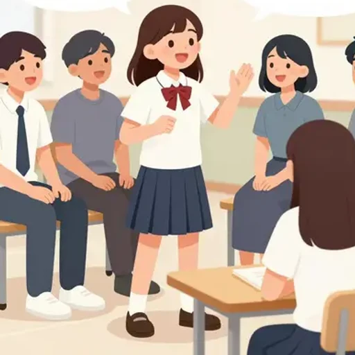 她很有幽默感。