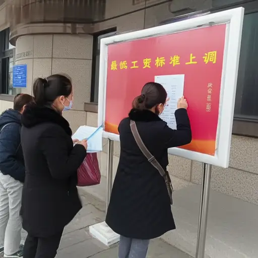 政府决定提高最低工资标准。