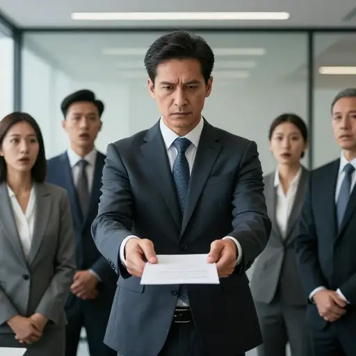 首席执行官的突然辞职对公司来说是一大不幸。