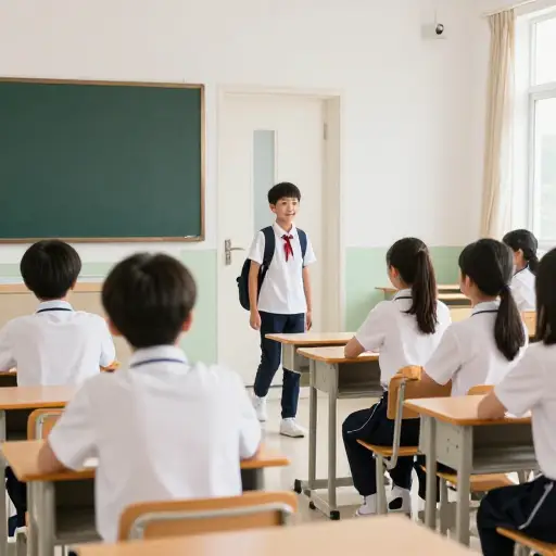 我们班有一个新同学。