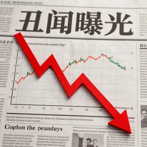 丑闻曝光后，该公司的股价暴跌。