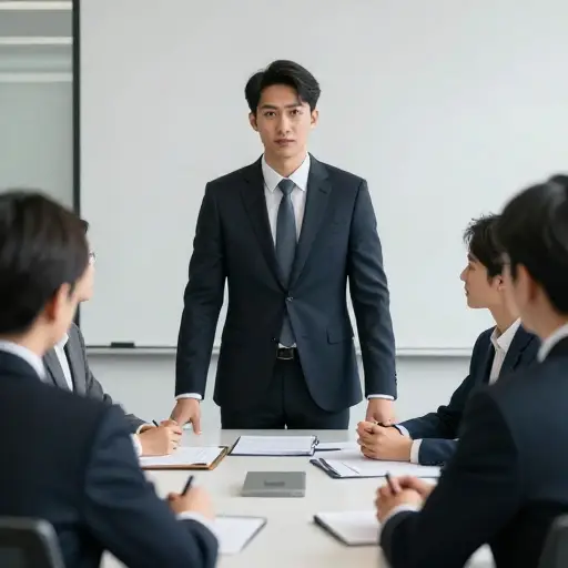 他在行动中表现出非凡的自我意识。