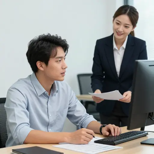 他主动承认了错误，这给他的经理留下了深刻的印象。