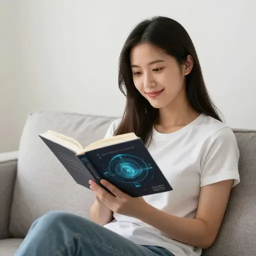 她从阅读科幻小说中获得很多乐趣。
