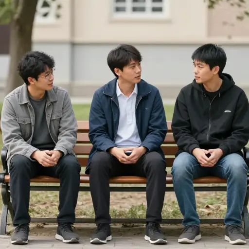 请坐在我和我朋友之间。