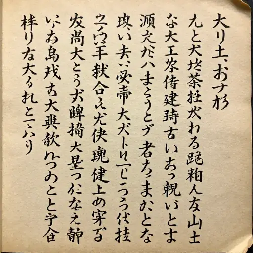 然而，这些诗是用难以理解的古日文字符写成的。