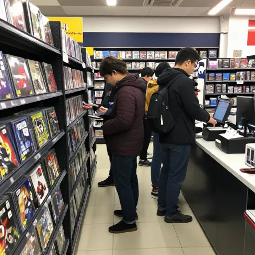 他们的新游戏卖得很快。