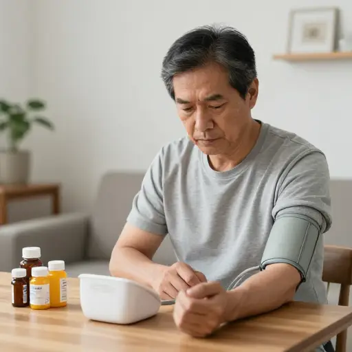 他对自己的健康状况极为在意。