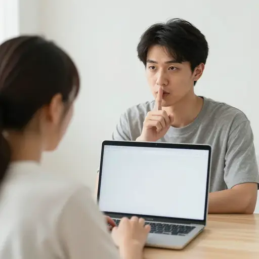我想这样做，条件是你不会在网站上提到我的名字。