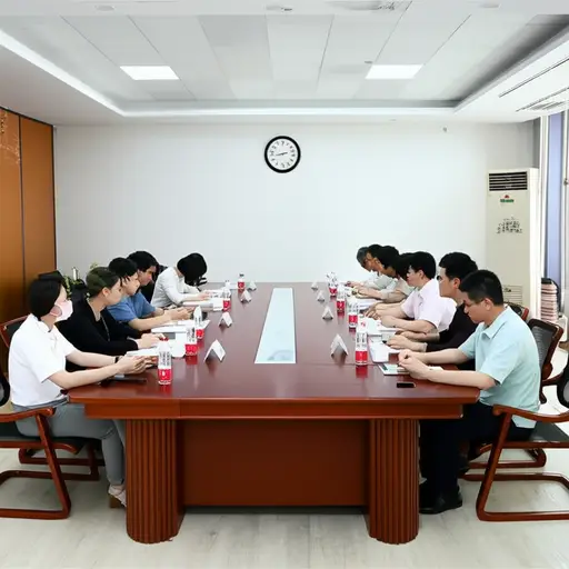 会议从下午两点开始。