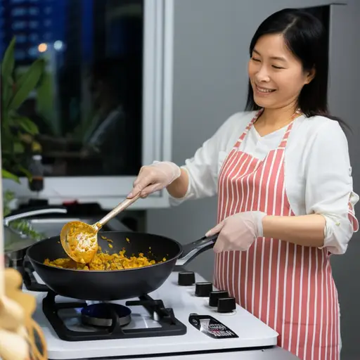 我妈妈每周五晚上做咖喱。