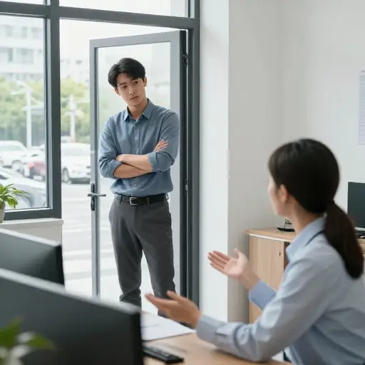 他提供了一个合理的迟到借口。