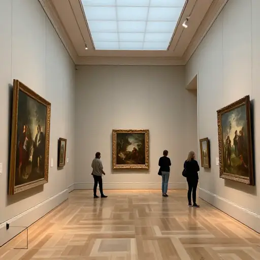他们在美国国家艺术博物馆举办了他的作品展。