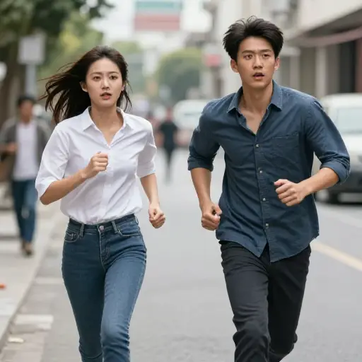 安娜和汤姆决定快速逃跑。
