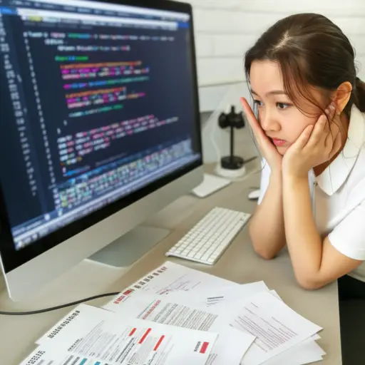 她对电脑技术的无知让找工作变得很困难。