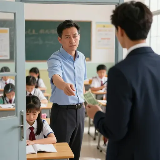 他不能容忍任何人为了钱而打扰孩子们的生活，因为他是一个很有道德的人。