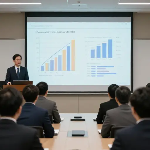 他被邀请在会议上就数字营销策略进行讲座。