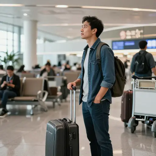 在机场时，始终让你的行李保持在视线内。