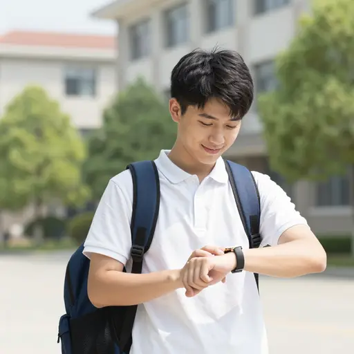 我肯定会准时到学校。