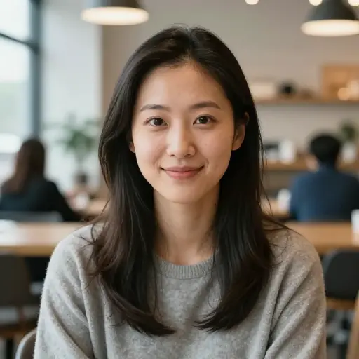 她对我的延迟表示理解，没有生气。