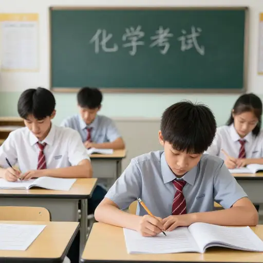 今年有多少学生参加化学考试？