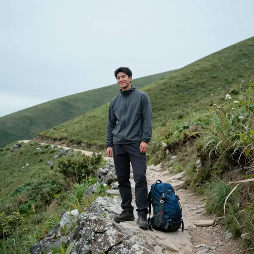 长途徒步证明是有益的，让他在数周的压力之后重新理清了思绪。