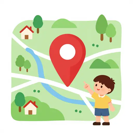 看这张地图，我们在这里。